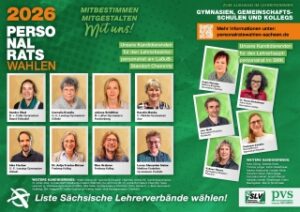 Plakat Gymnasien und Kollegs LBPR und LHPR Chemnitz