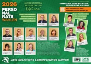 Plakat Gymnasien und Kollegs LBPR und LHPR Dresden