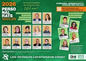 Plakat Gymnasien und Kollegs LBPR und LHPR Zwickau